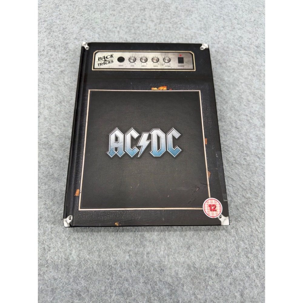 NWOT AC/DC Backtracks CD DVD Box Set Black Hardcover Book Rarities